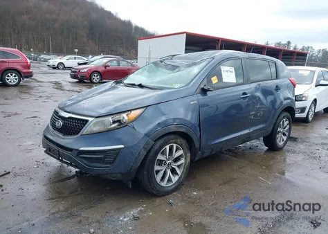 2015 Kia Sportage Lx from USA, damaged, VIN KNDPBCAC7F7769680